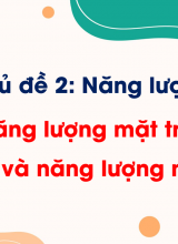 Bài 6 Năng lượng mặt trời, năng lượng gió và năng lượng nước chảy